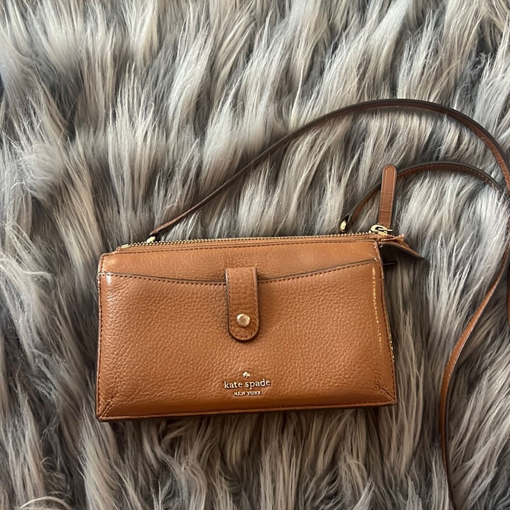 Brown leather Kate spade crossbody